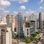 Fachada do empreendimento Celebrity no bairro Itaim Bibi.