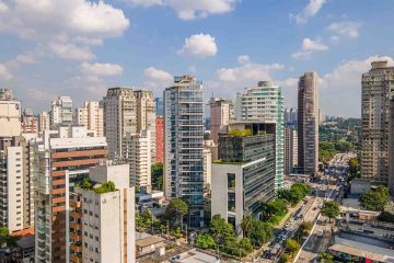 Fachada do empreendimento Celebrity no bairro Itaim Bibi.