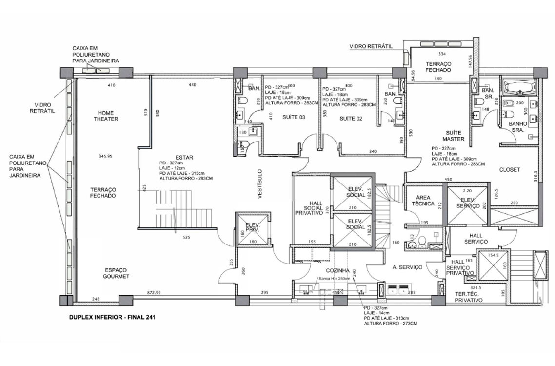Palazzo Grimaldi - Duplex 4 Suítes